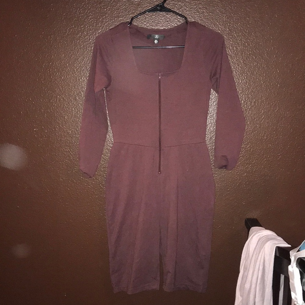 Misguided biker short romper maroon